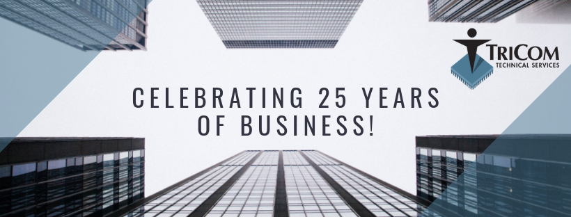 TriCom Celebrates 25 Years of Creating “Wins” for Our Clients and Associates with IT Staffing and Workforce Solutions